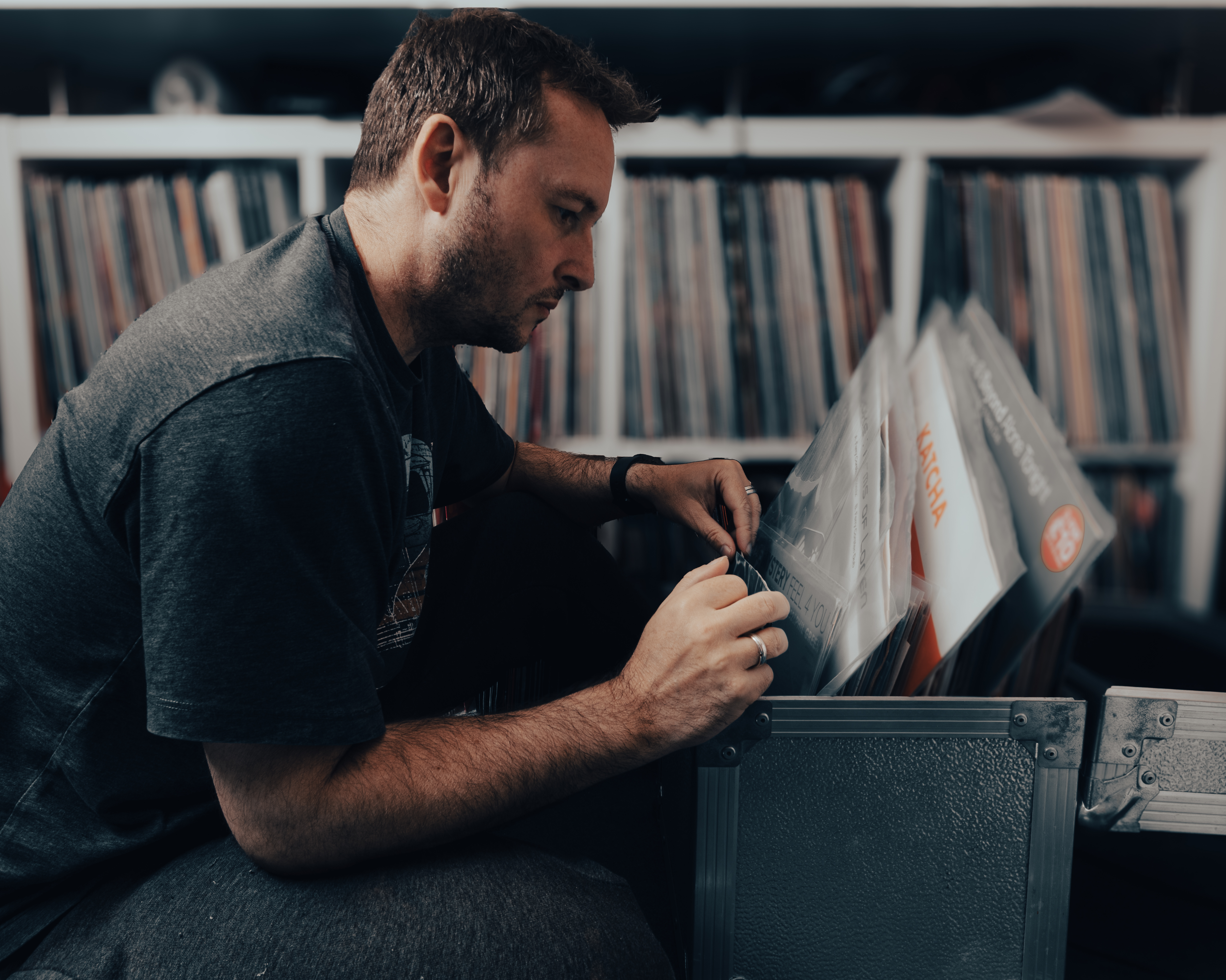 Crate Digging in my Studio